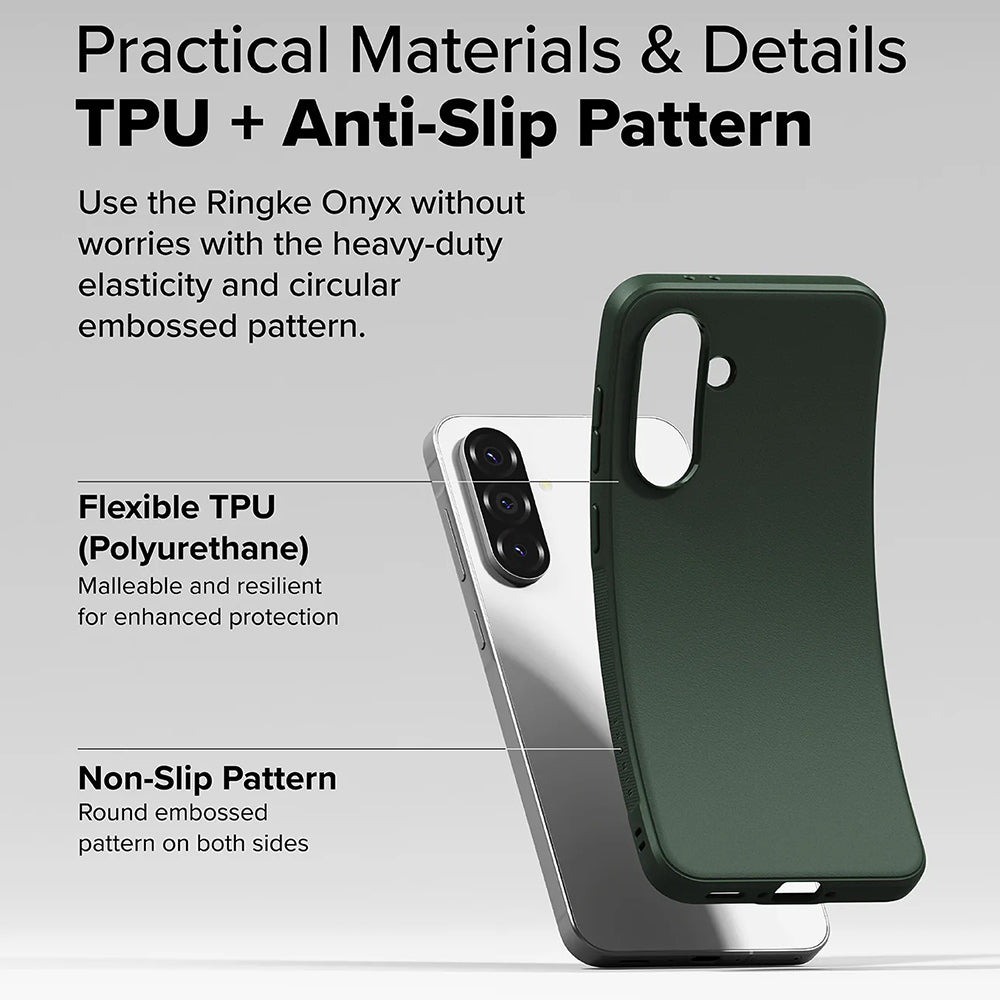 Etui til Samsung Galaxy A56 A566 / A36 A366, Ringke, Onyx, Grøn