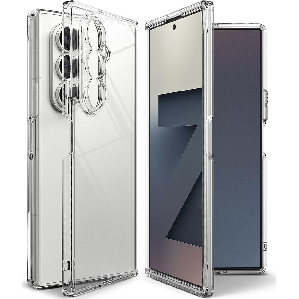 Etui til Samsung Galaxy Z Fold7 F966, Ringke, Fusion, Gennemsigtig