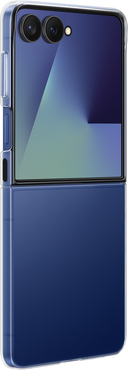 Etui til Samsung Galaxy Z Flip7 F766, Clear Case, Gennemsigtig EF-AF766CTEGWW