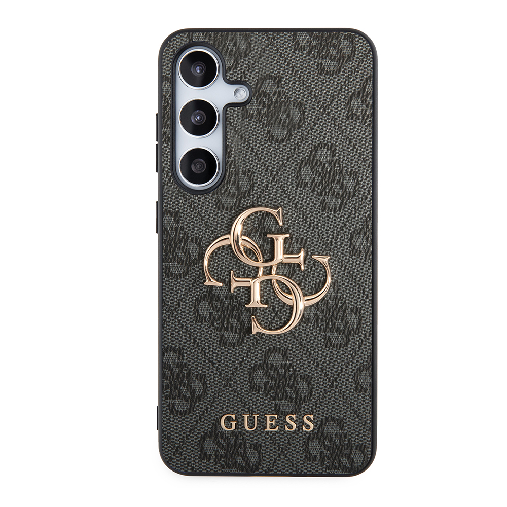 Cover til Samsung Galaxy S24+ S926, Guess, 4G Big Logo, Sort, Genforseglet