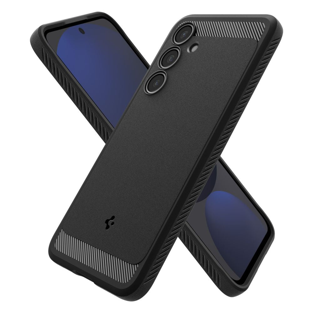 Etui til Samsung Galaxy S24 FE S721, Spigen, Rugged Armor, Sort ACS08578