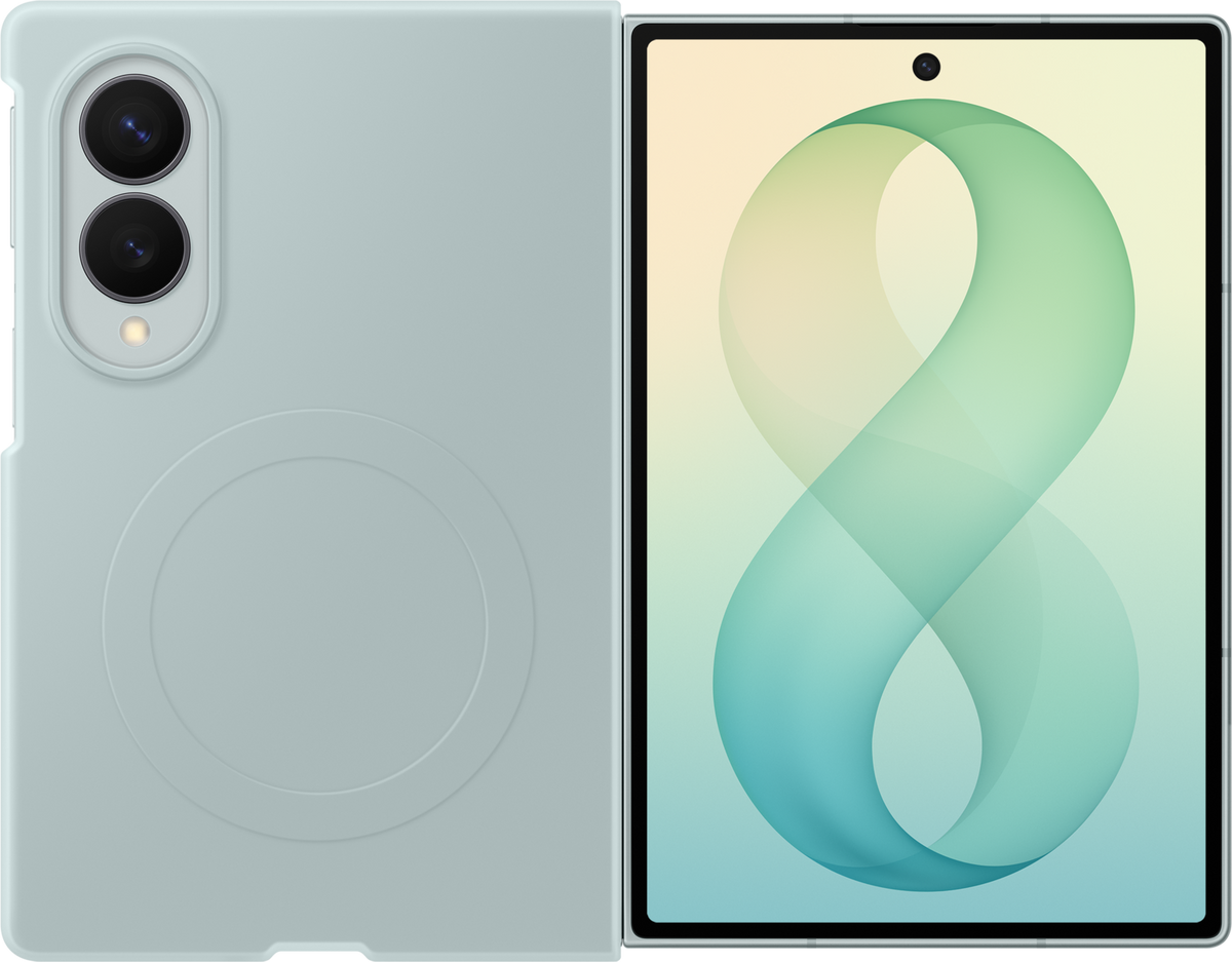 Cover til Samsung Galaxy Z Fold8 F971, Silicone Magnet Case, Grøn EF-EF971CGEGWW