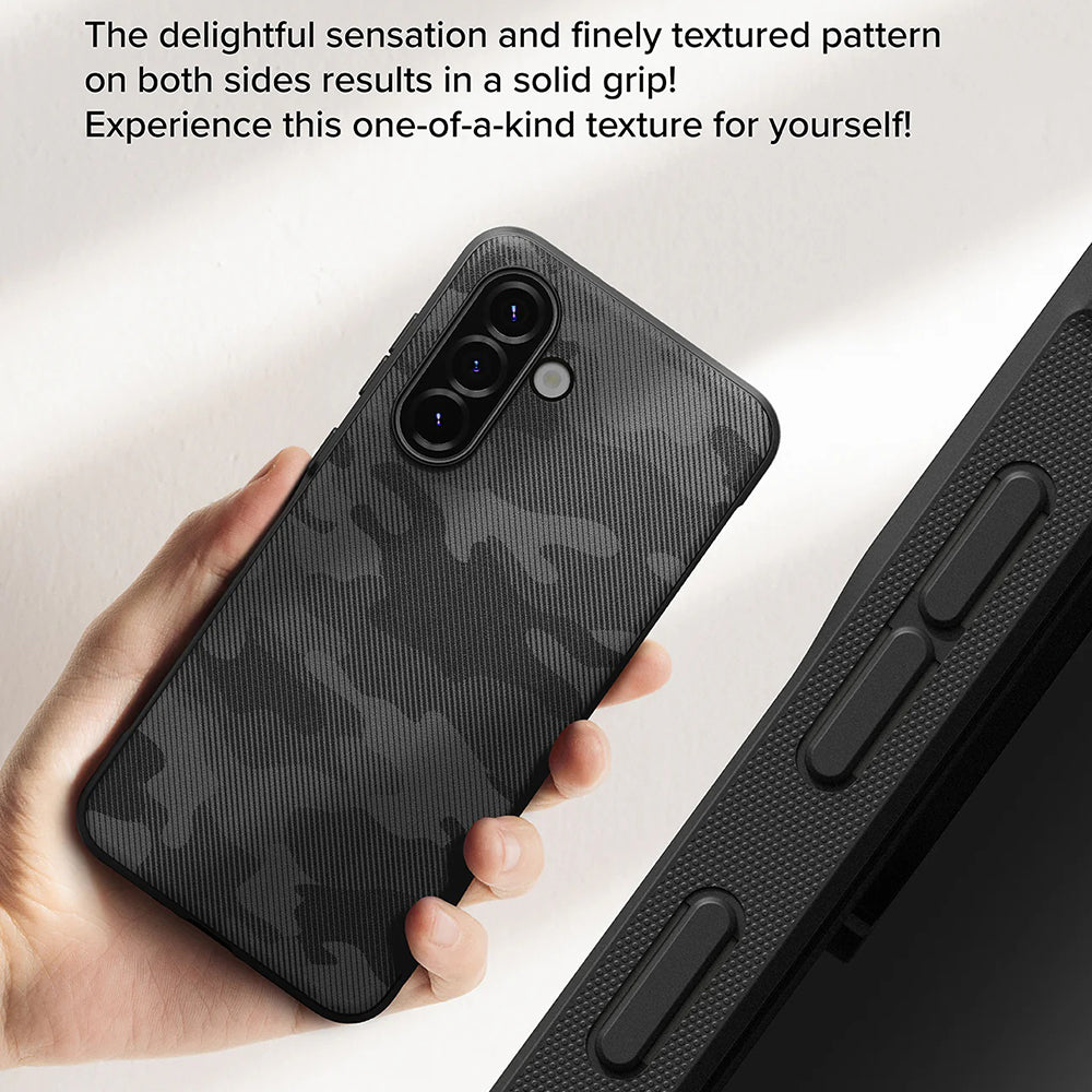 Etui til Samsung Galaxy A56 A566 / A36 A366, Ringke, Onyx Camo, Sort