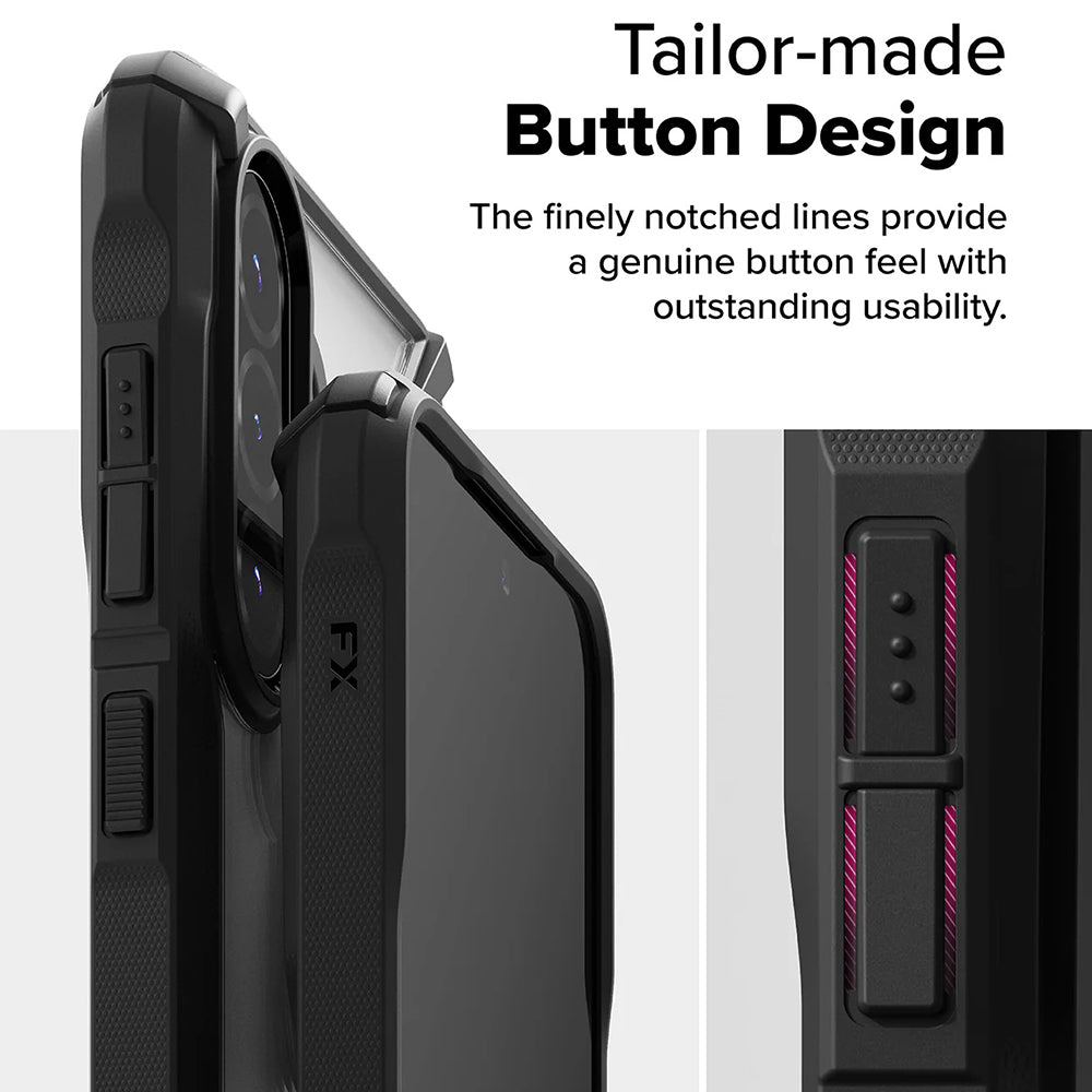 Etui til Samsung Galaxy A56 A566 / A36 A366, Ringke, Fusion X, Sort