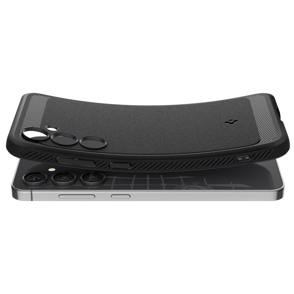 Etui til Samsung Galaxy S24 FE S721, Spigen, Rugged Armor, Sort ACS08578
