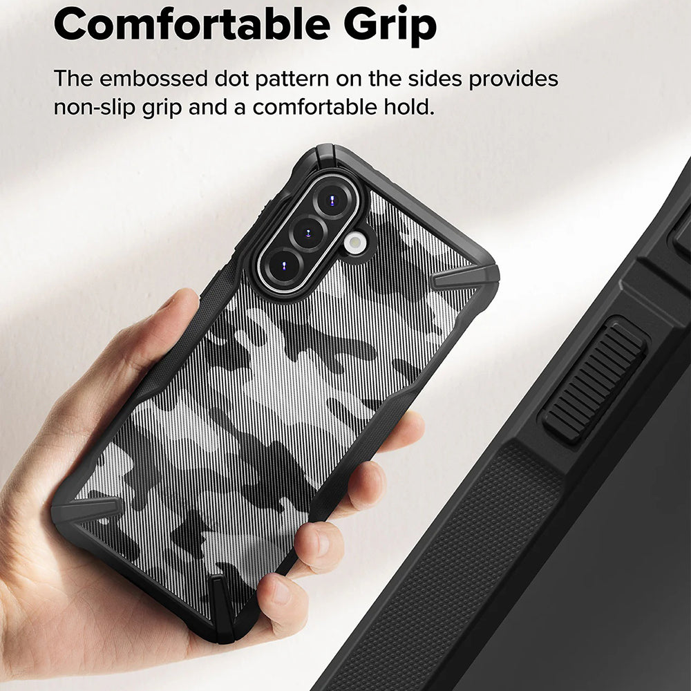 Etui til Samsung Galaxy A56 A566 / A36 A366, Ringke, Fusion X Camo, Sort