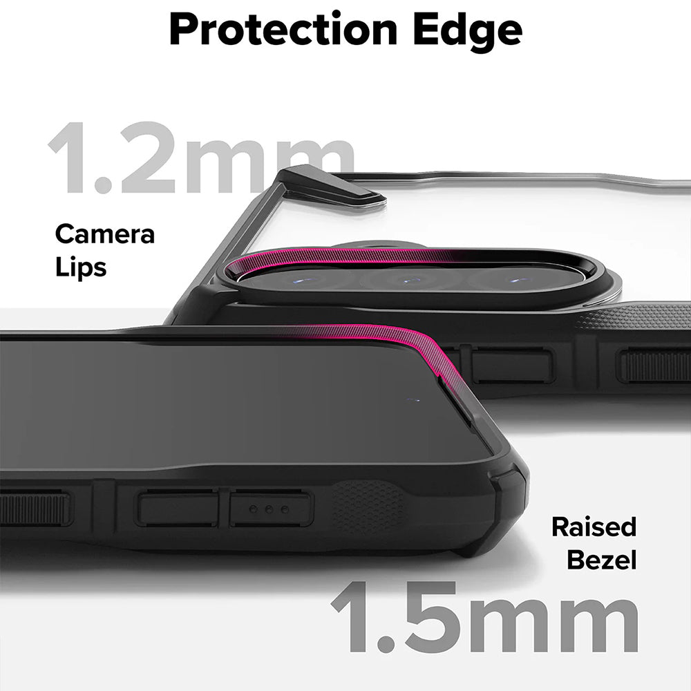 Etui til Samsung Galaxy A56 A566 / A36 A366, Ringke, Fusion X, Sort