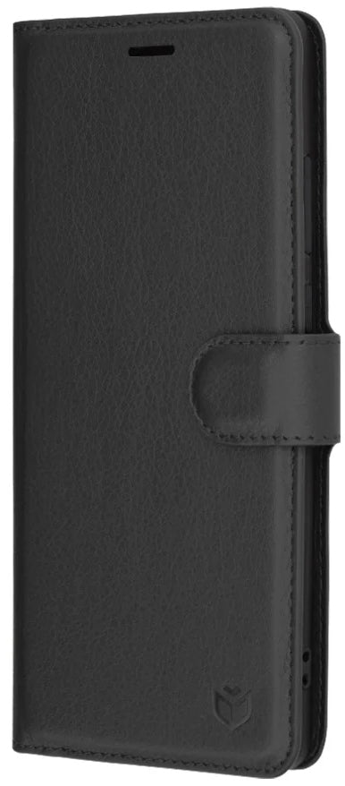 Cover til Samsung Galaxy A56 A566, Techsuit, Leather Folio, Sort
