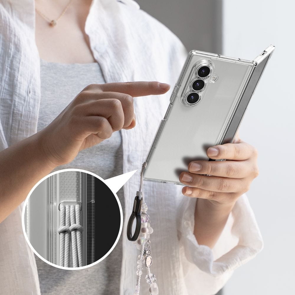 Etui til Samsung Galaxy Z Fold7 F966, Ringke, Fusion, Gennemsigtig