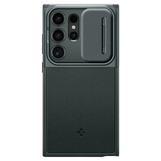 Taske til Samsung Galaxy S24 Ultra S928, Spigen, OPTIK ARMOR, Grøn ACS07314