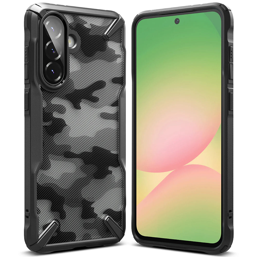 Etui til Samsung Galaxy A56 A566 / A36 A366, Ringke, Fusion X Camo, Sort