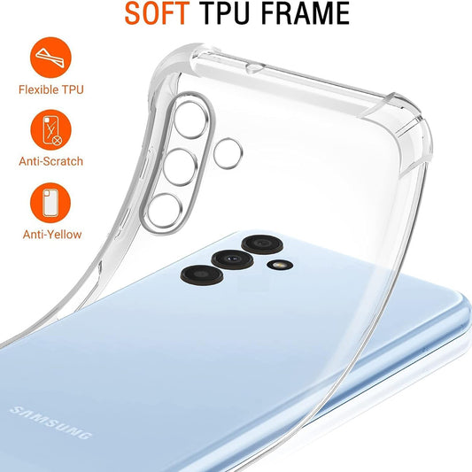 Cover til Samsung Galaxy A04s A047 / A13 5G A136, Techsuit, Stødabsorberende Klar, Transparent