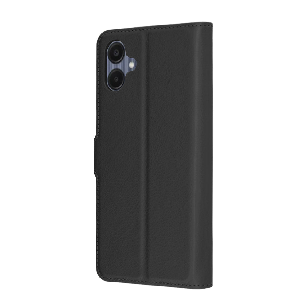 Cover til Samsung Galaxy A06 A065, Techsuit, Leather Folio, Sort