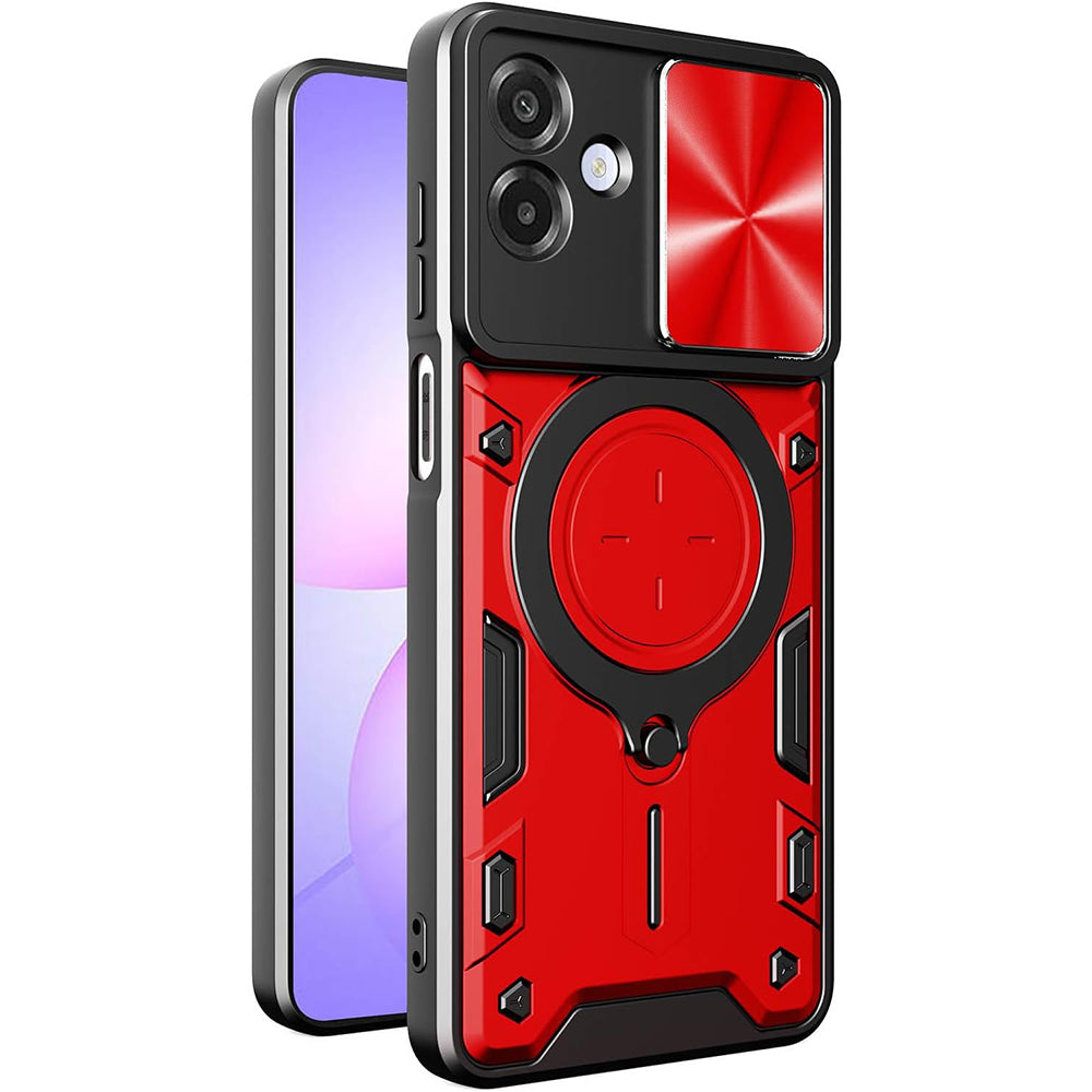 Cover til Samsung Galaxy A07 4G A075, Techsuit, CamGuard Pro, Rød