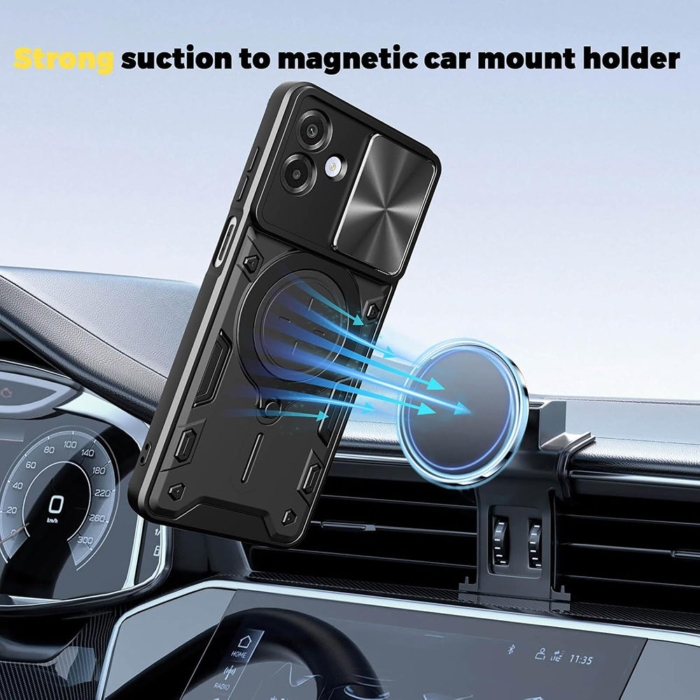 Cover til Samsung Galaxy A07 4G A075, Techsuit, CamGuard Pro, Rød