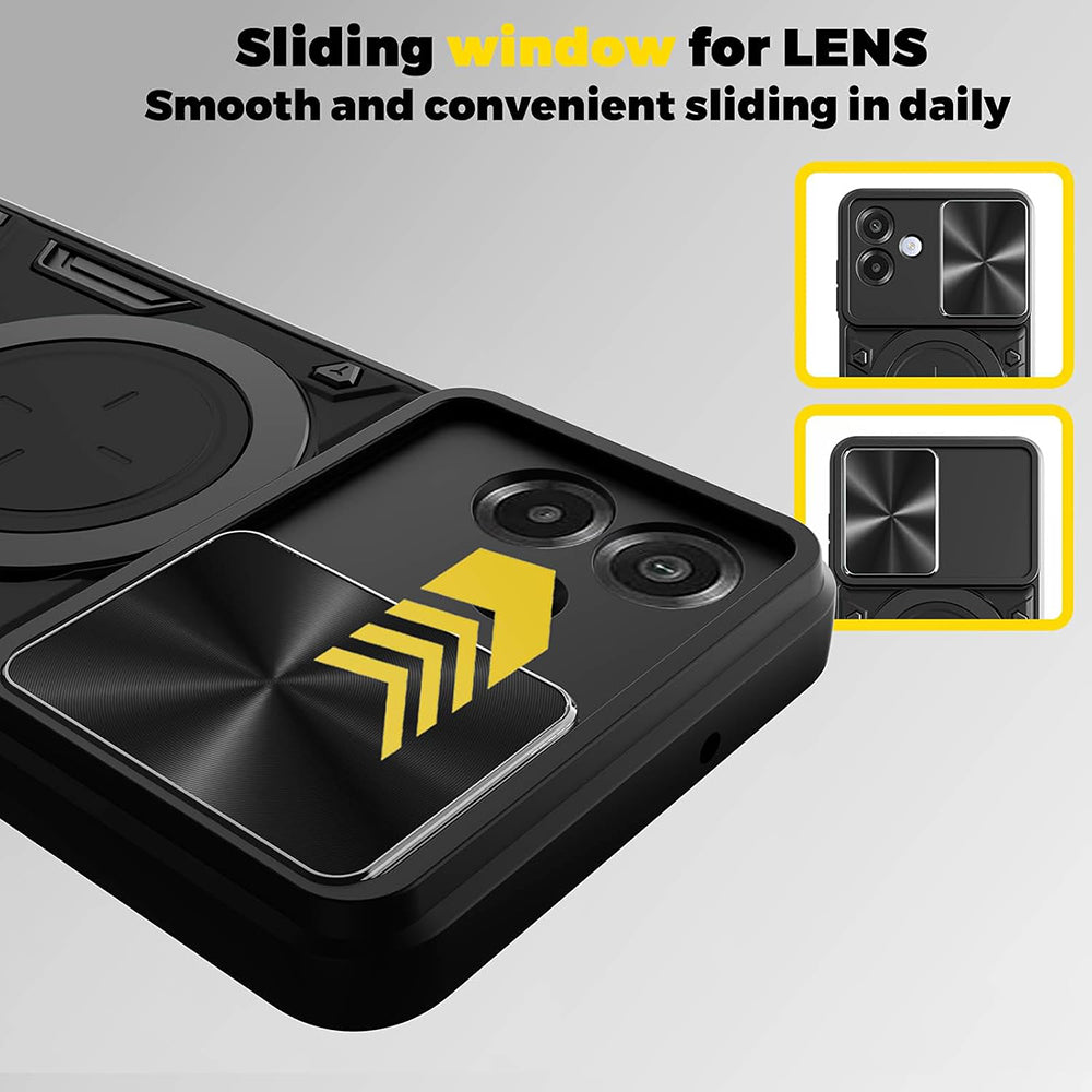 Cover til Samsung Galaxy A07 4G A075, Techsuit, CamGuard Pro, Rød