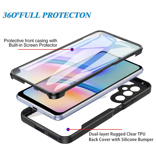 Cover til Samsung Galaxy A15 5G A156 / A15 A155, Techsuit, ColorVerse 360, Sort