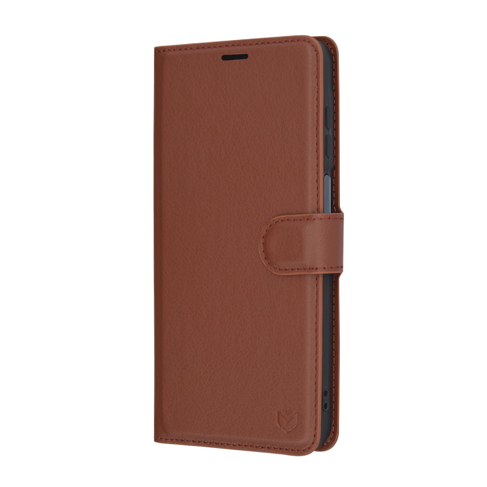 Cover til Samsung Galaxy A16 5G A166 / A16 4G A165, Techsuit, Leather Folio, Brun
