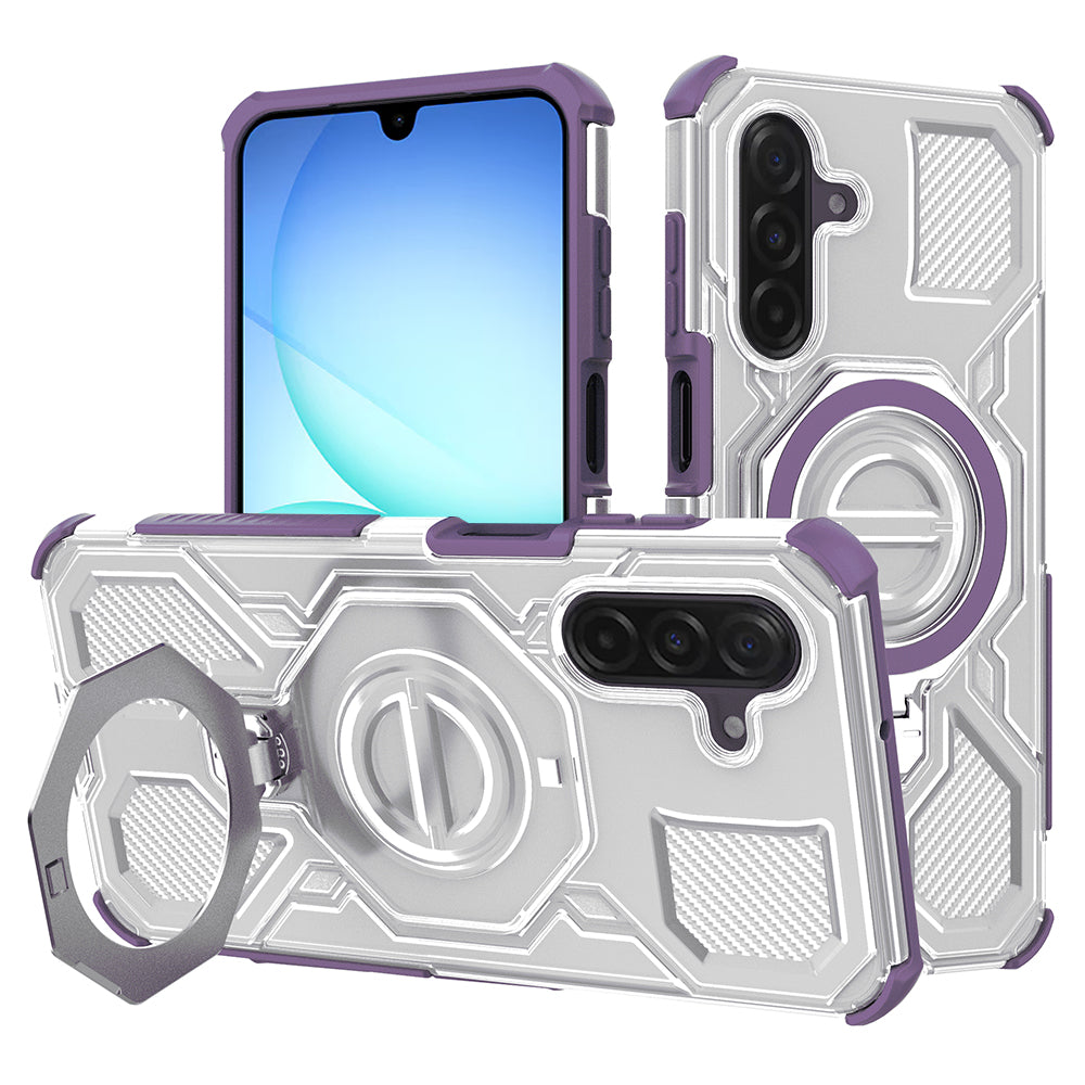 Etui til Samsung Galaxy A17 4G / A17 5G, Techsuit, Carbon Shield Pro, Lilla