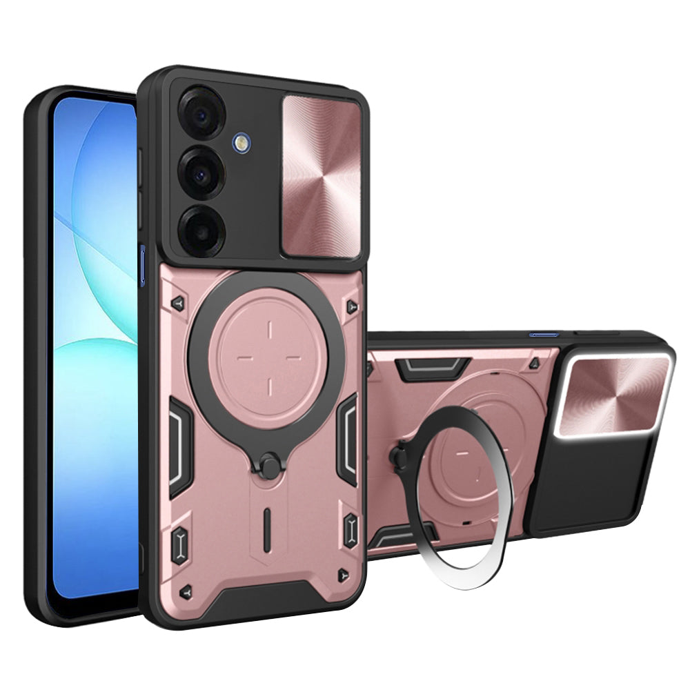 Cover til Samsung Galaxy A17 5G A176, Techsuit, CamGuard Pro, Lyserød Guld