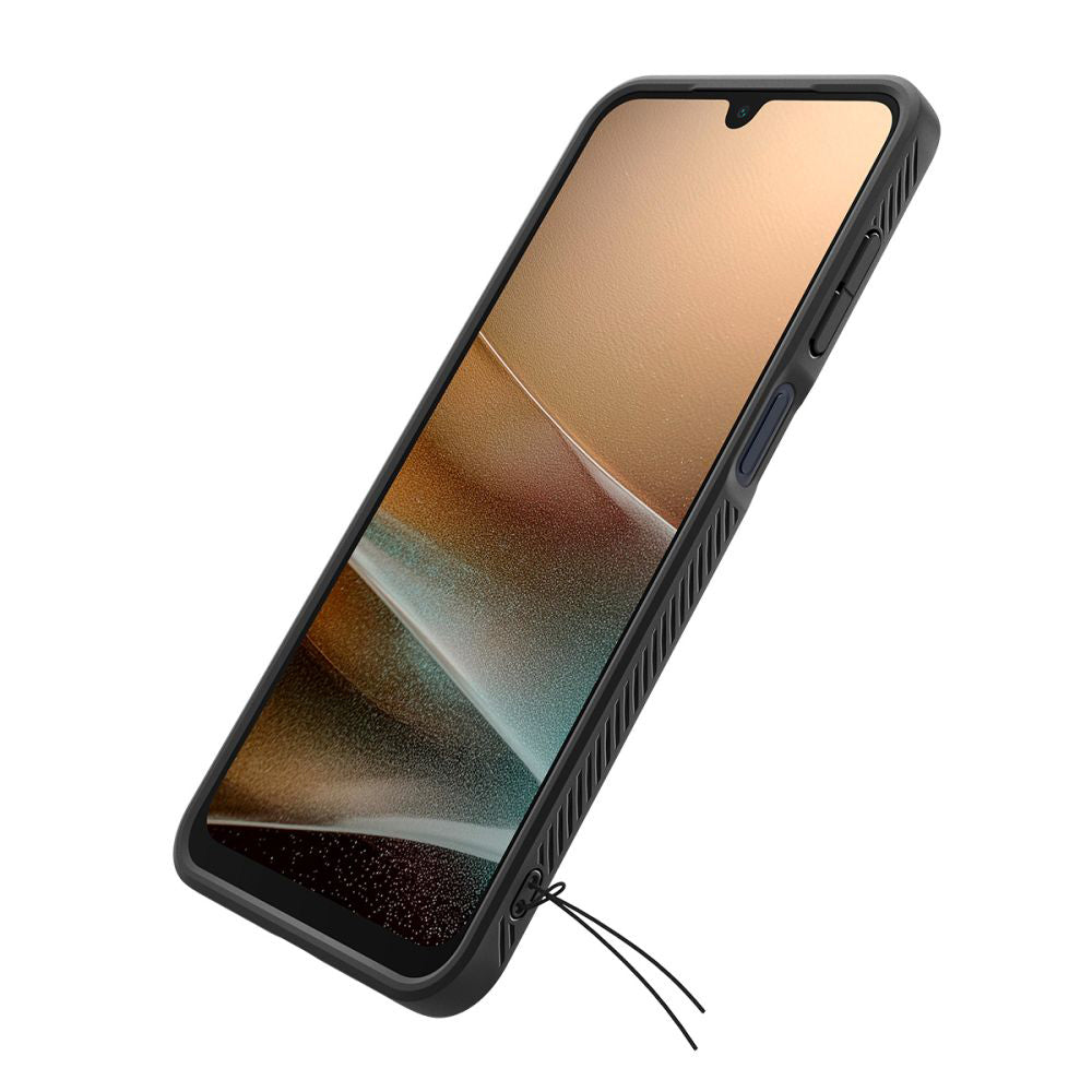 Etui til Samsung Galaxy A26 A266, Spigen, Liquid Air, Mat Sort ACS09290
