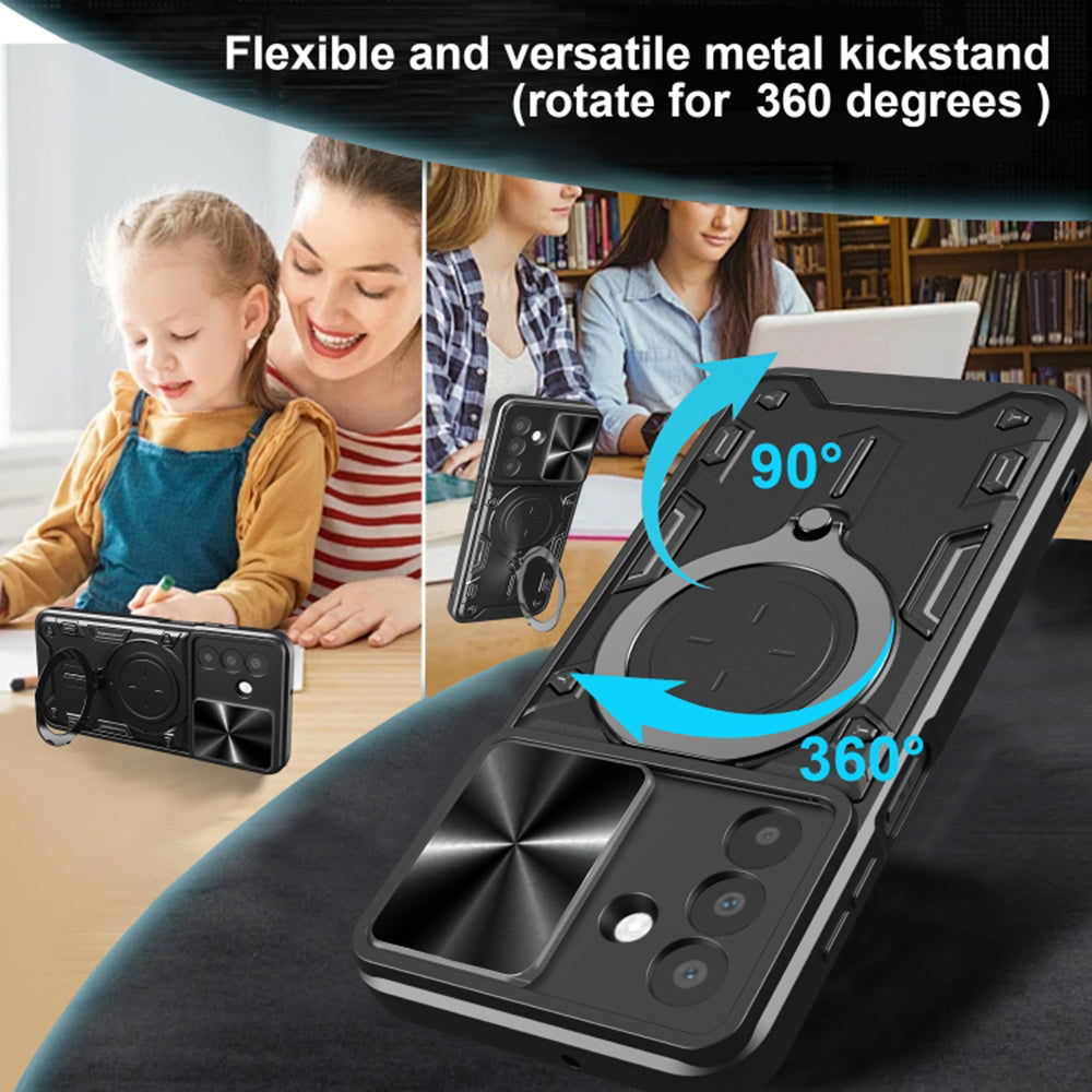 Cover til Samsung Galaxy A27 5G, Techsuit, CamGuard Pro, Sort