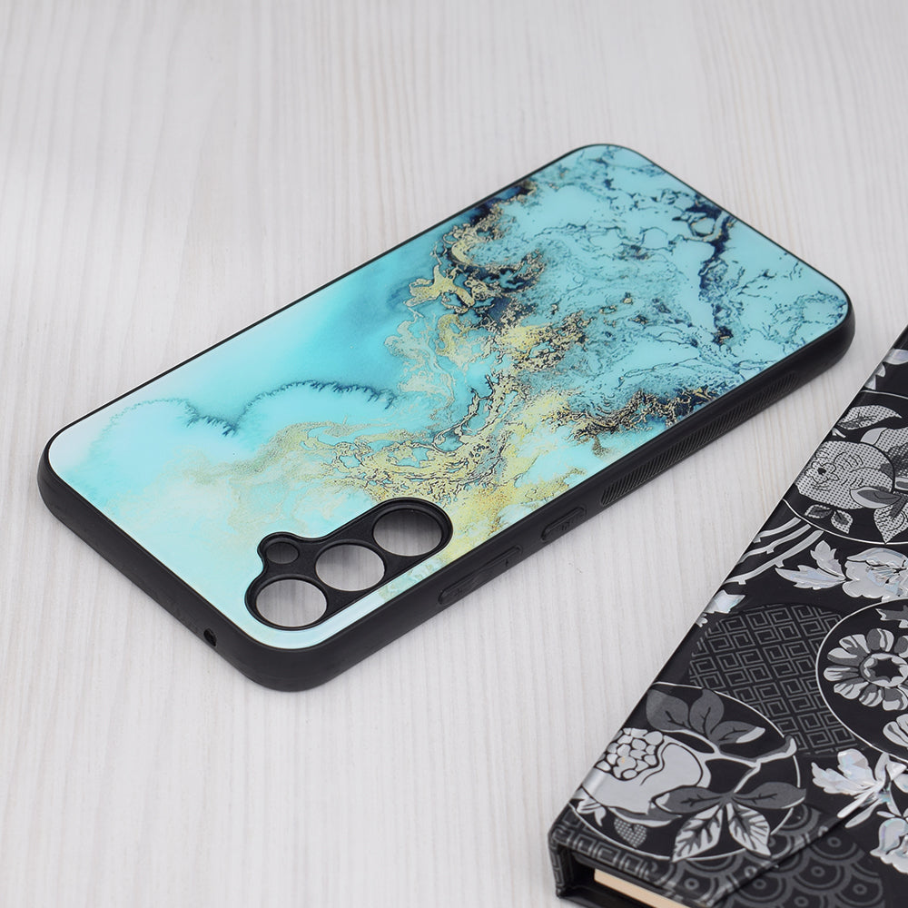 Case for Samsung Galaxy A34 A346, Techsuit, Glaze, Blue