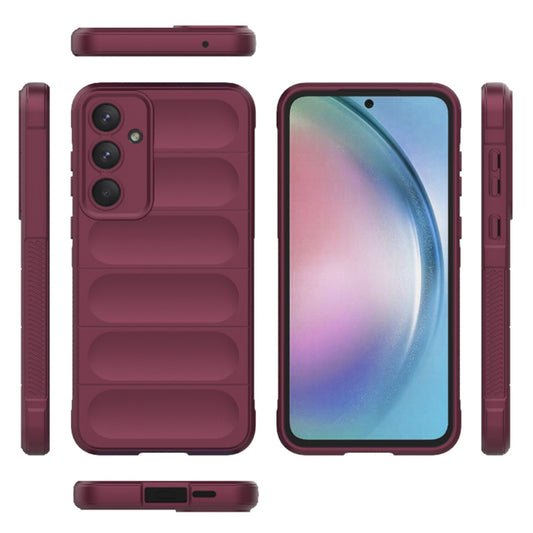 Cover til Samsung Galaxy A35 5G A356, Techsuit, Magic Shield, Sort