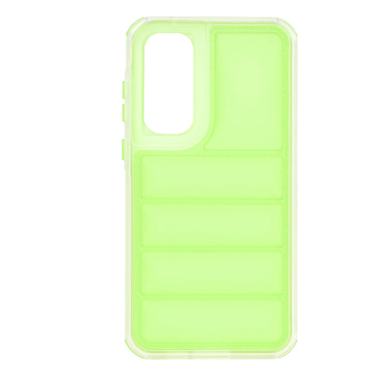 Cover til Samsung Galaxy A35 5G A356, Techsuit, Wave Shield, Grøn