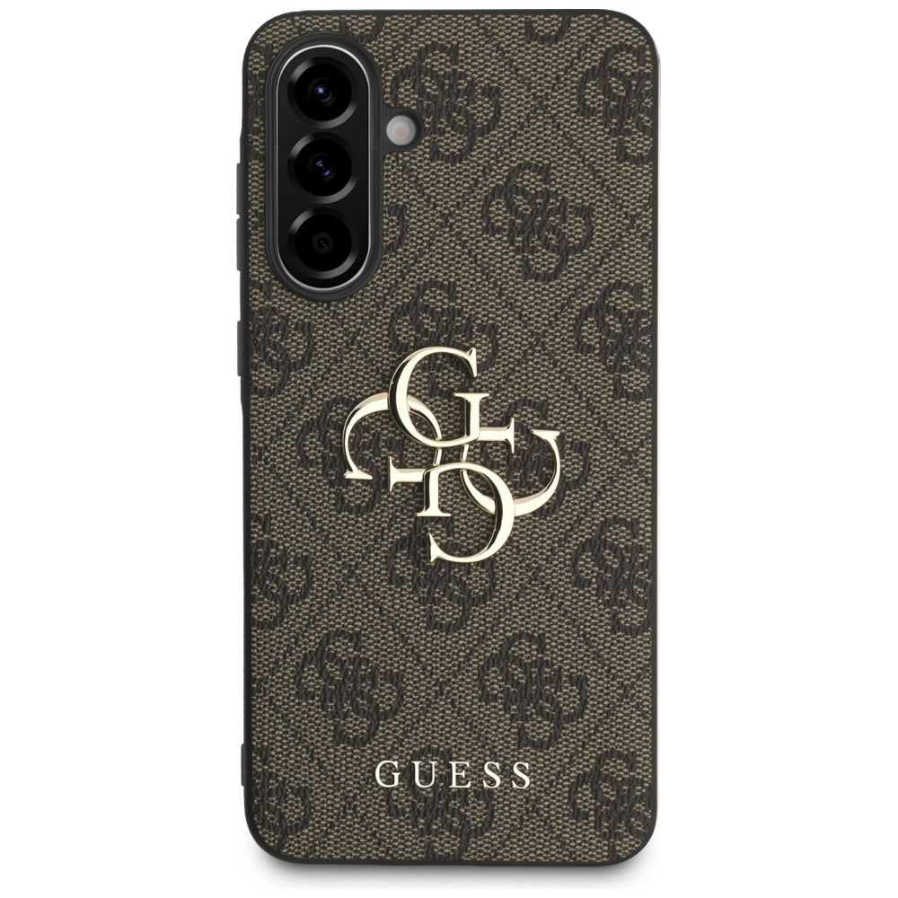 Etui til Samsung Galaxy A36 A366, Guess, 4G Big Logo, Brun