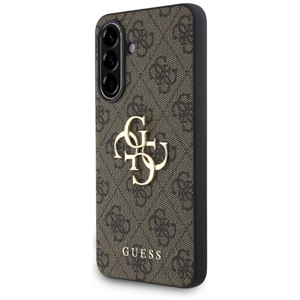 Etui til Samsung Galaxy A36 A366, Guess, 4G Big Logo, Brun