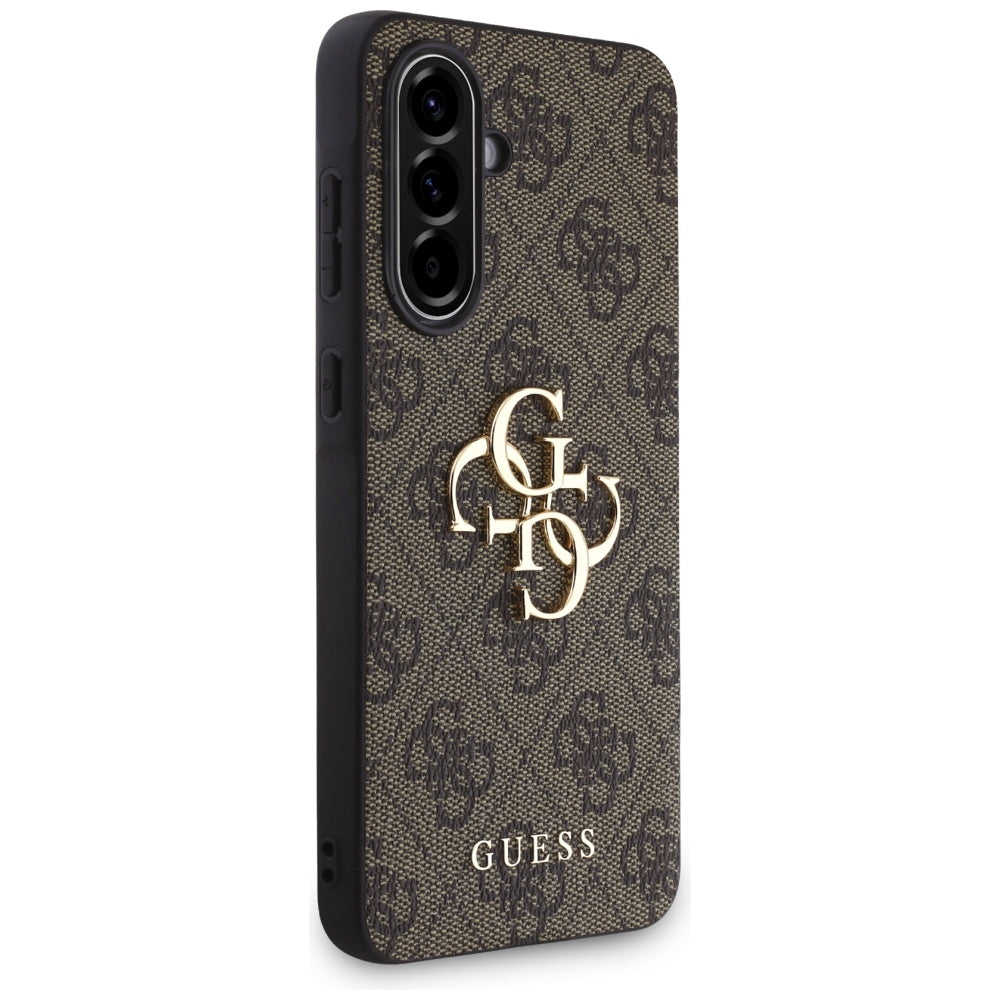 Etui til Samsung Galaxy A36 A366, Guess, 4G Big Logo, Brun