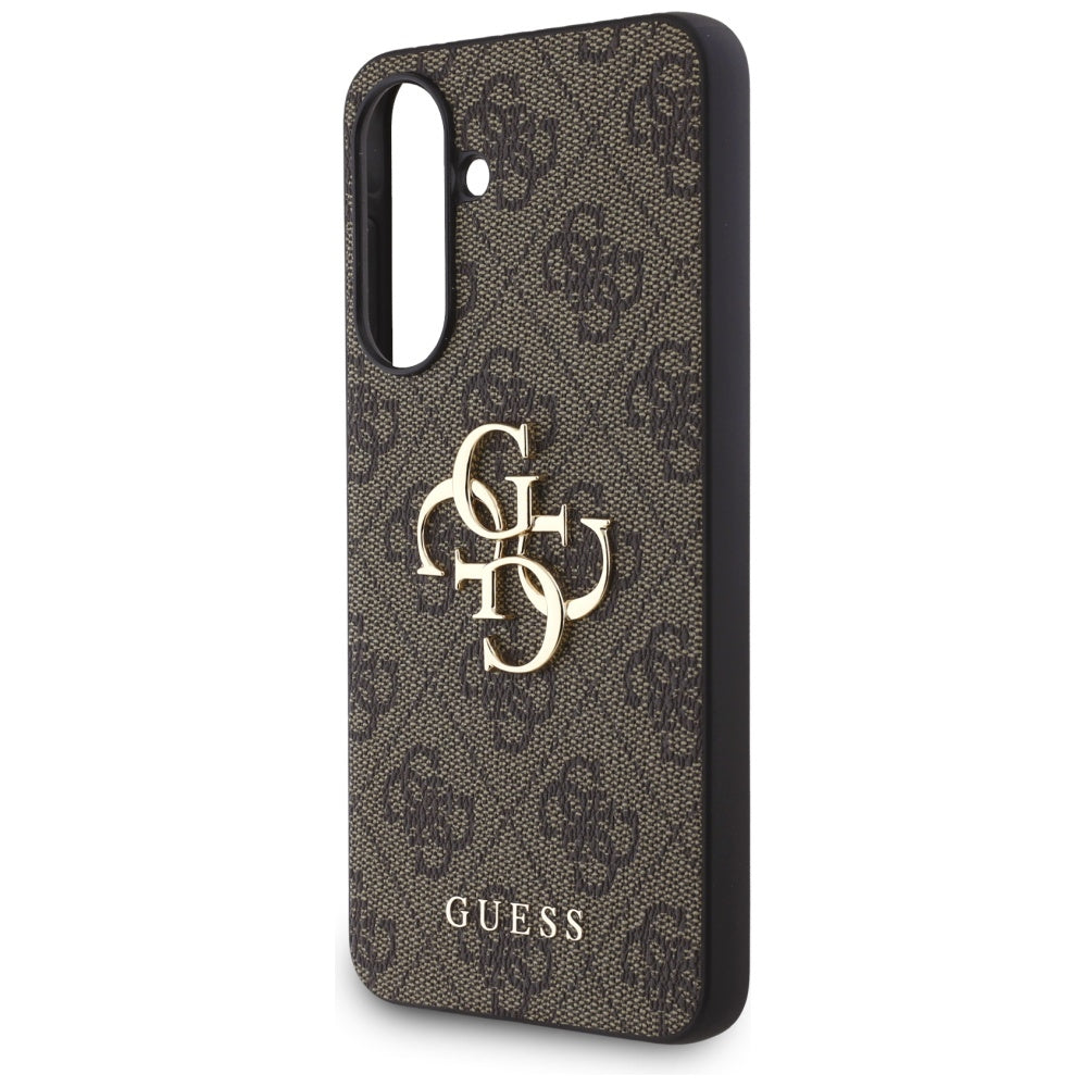 Etui til Samsung Galaxy A36 A366, Guess, 4G Big Logo, Brun