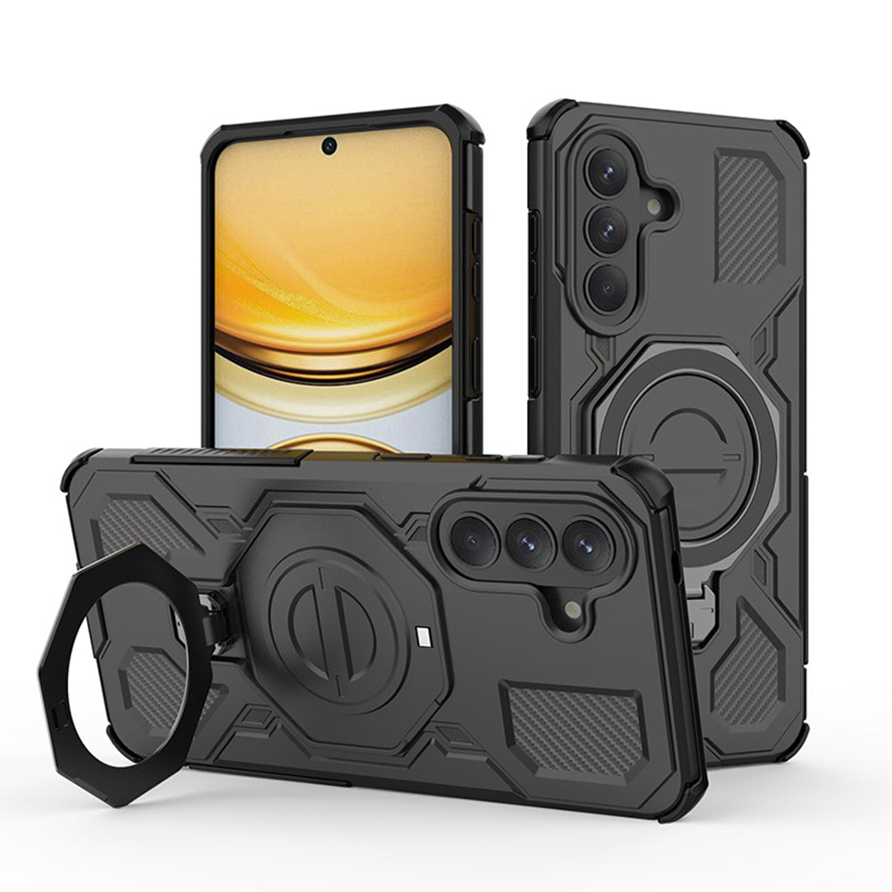 Etui til Samsung Galaxy A37 5G, Techsuit, Carbon Shield Pro, Sort