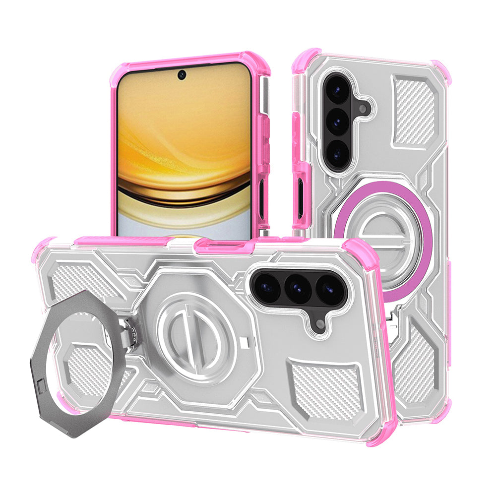 Etui til Samsung Galaxy A37 5G, Techsuit, Carbon Shield Pro, Pink