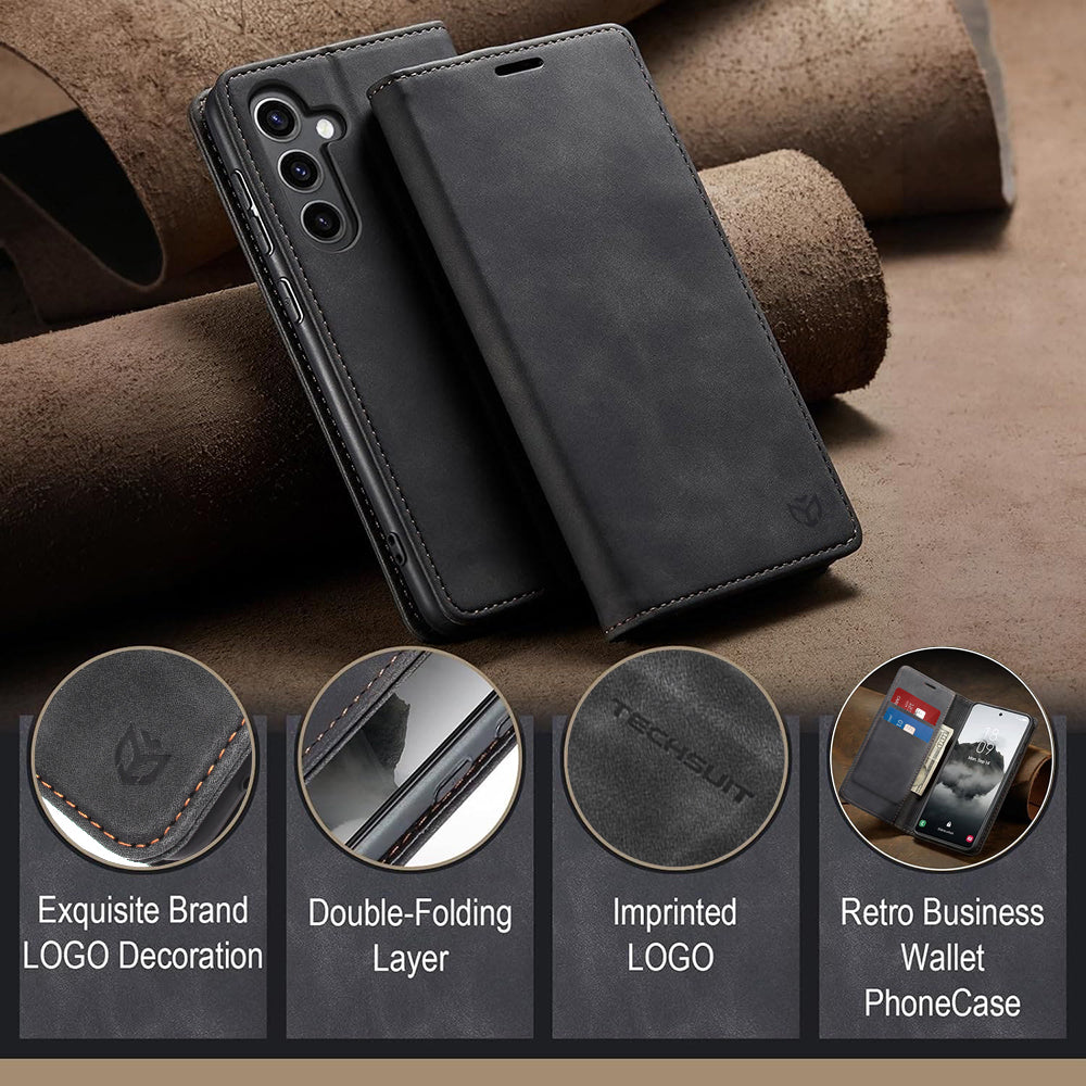 Etui til Samsung Galaxy A37 5G, Techsuit, Confy, Sort