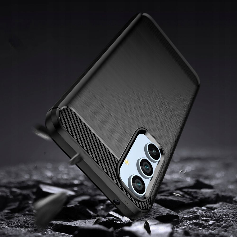 Cover til Samsung Galaxy A54 A546, Techsuit, Carbon, Sort