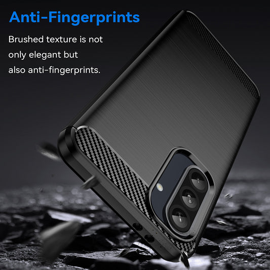 Cover til Samsung Galaxy A56 A566 / A36 A366, Techsuit, Carbon, Sort