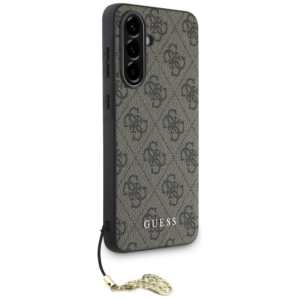 Etui til Samsung Galaxy A56 A566, Guess, 4G Charm, Brun