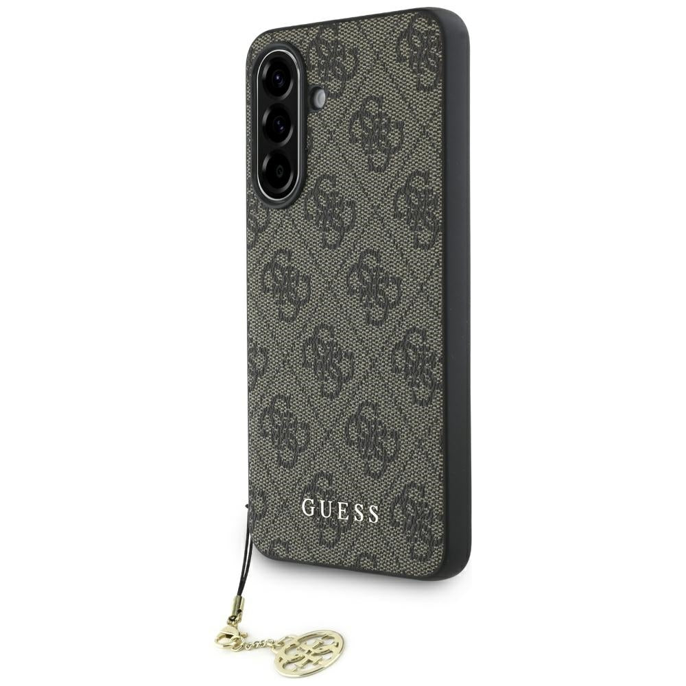 Etui til Samsung Galaxy A56 A566, Guess, 4G Charm, Brun
