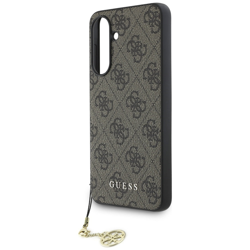 Etui til Samsung Galaxy A56 A566, Guess, 4G Charm, Brun