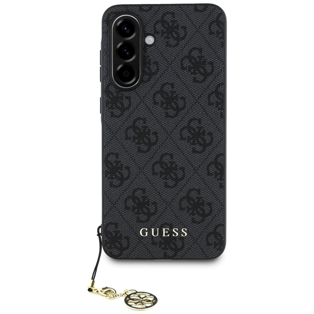 Etui til Samsung Galaxy A56 A566, Guess, 4G Charm, Sort