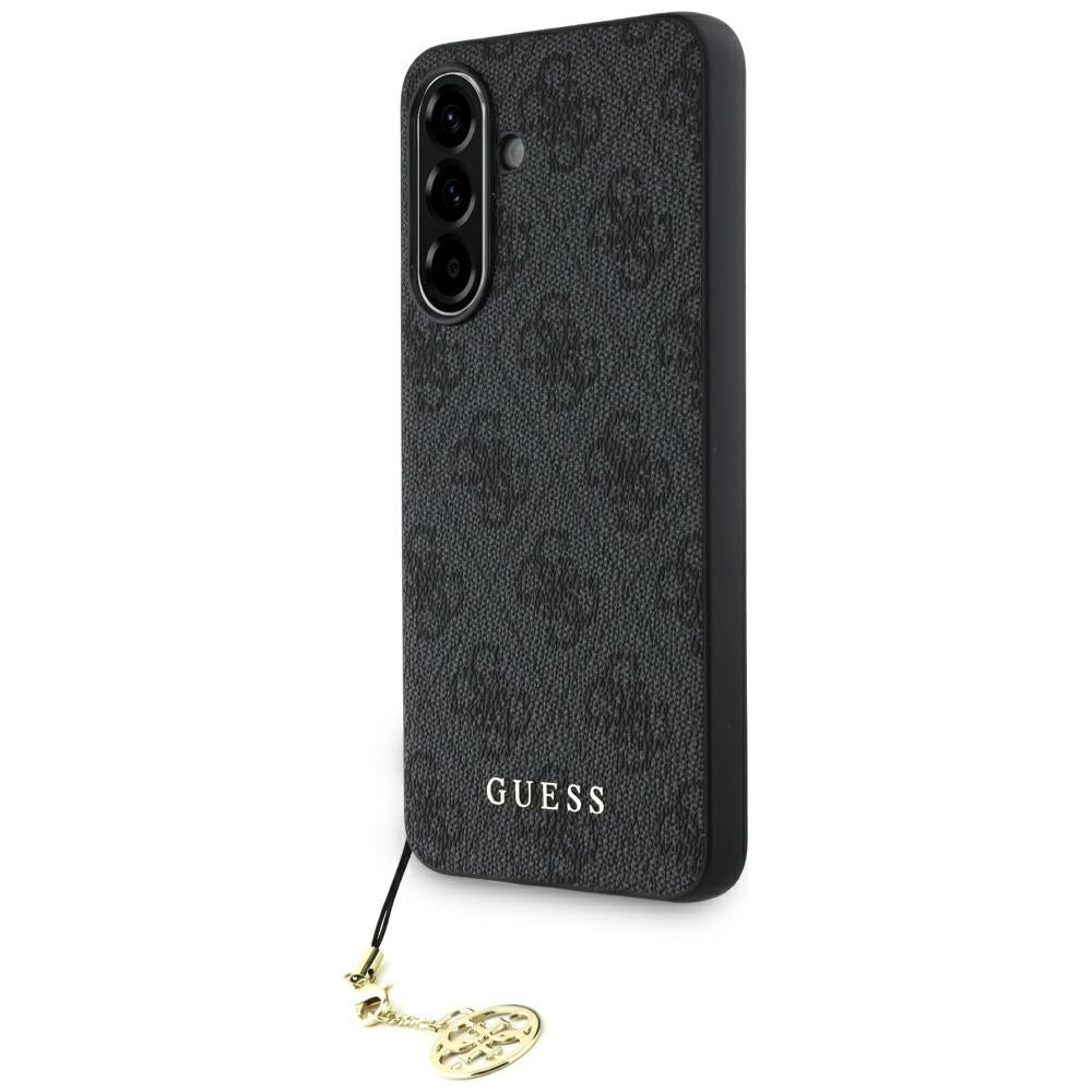 Etui til Samsung Galaxy A56 A566, Guess, 4G Charm, Sort