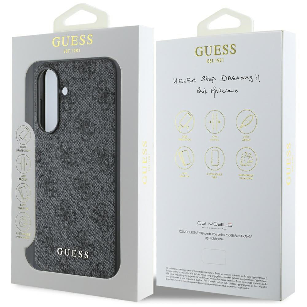 Etui til Samsung Galaxy A56 A566, Guess, 4G Classic, Sort