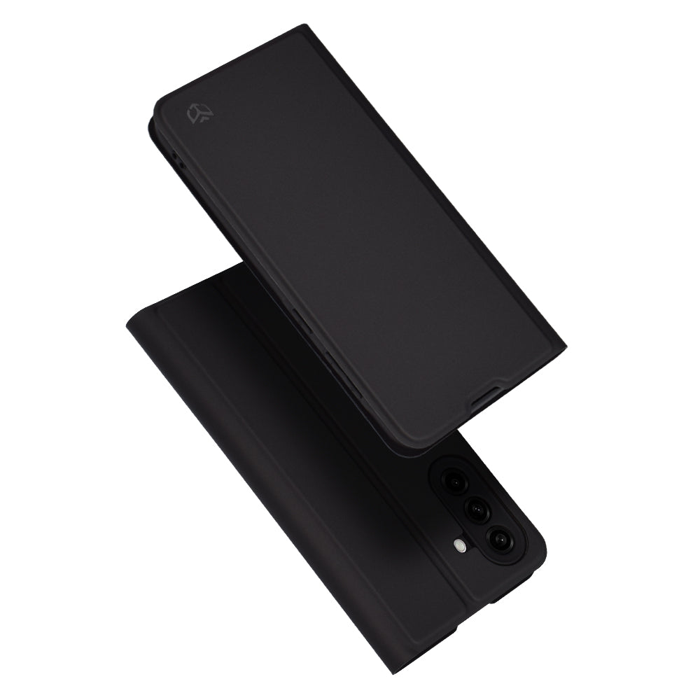 Cover til Samsung Galaxy A56 A566, Techsuit, Magskin Book, Sort