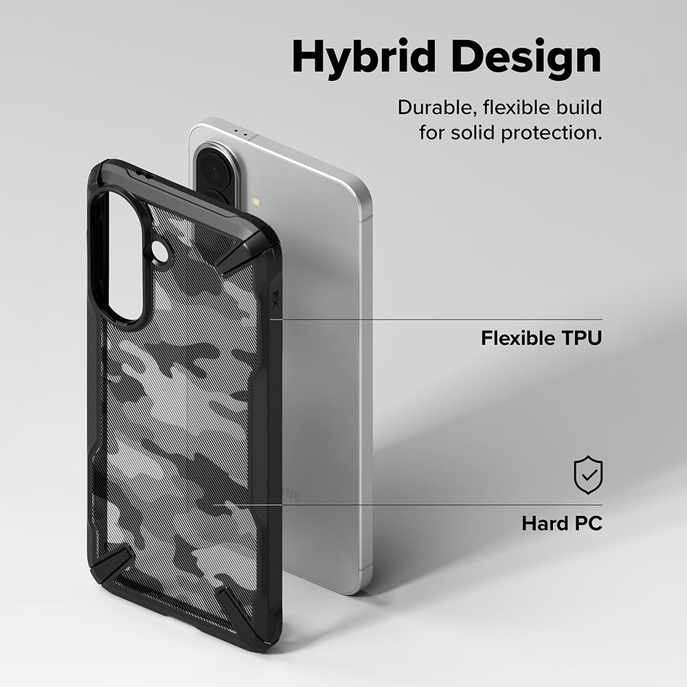 Etui til Samsung Galaxy A57 5G, Ringke, Fusion X, Camouflage