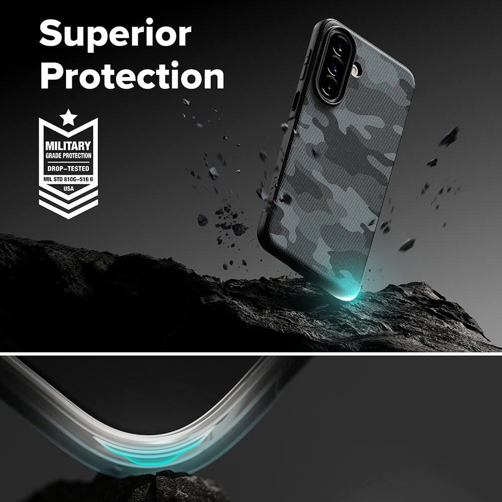 Etui til Samsung Galaxy A57 5G, Ringke, Onyx, Camouflage