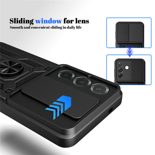 Etui til Samsung Galaxy A57 5G, Techsuit, CamShield, Guld