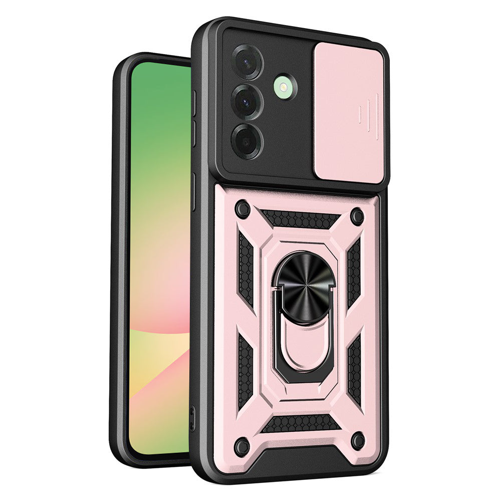 Etui til Samsung Galaxy A57 5G, Techsuit, CamShield, Gylden Rosa