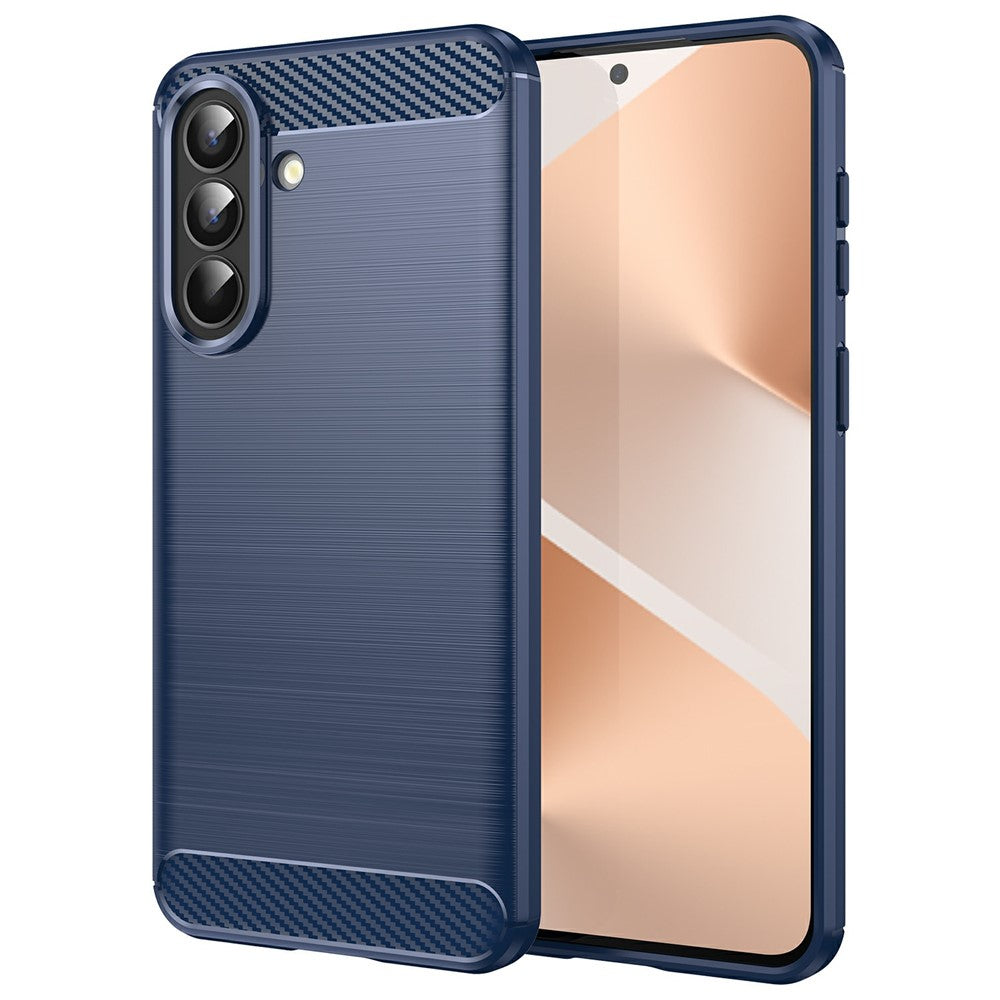 Etui til Samsung Galaxy A57 5G, Techsuit, Carbon, Blå